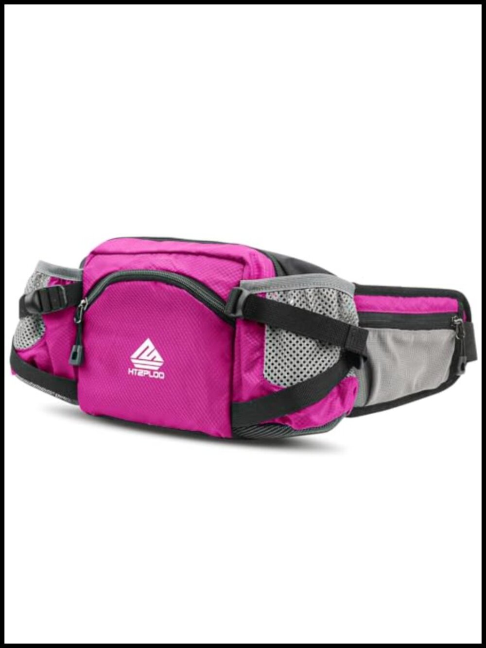 Waterproof Fanny Pack Waist Bag with Bottle Holders for Running Hiking